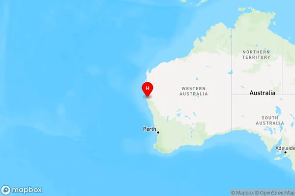 Nanga,Western Australia Region Map