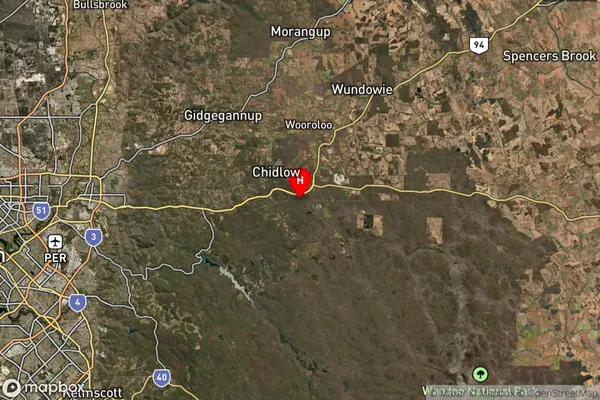 Gorrie,Western Australia Satellite Map