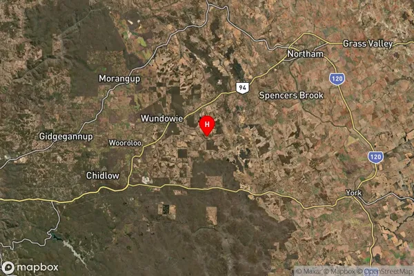 Copley,Western Australia Satellite Map