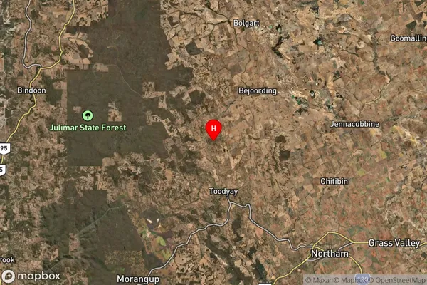 Coondle,Western Australia Satellite Map