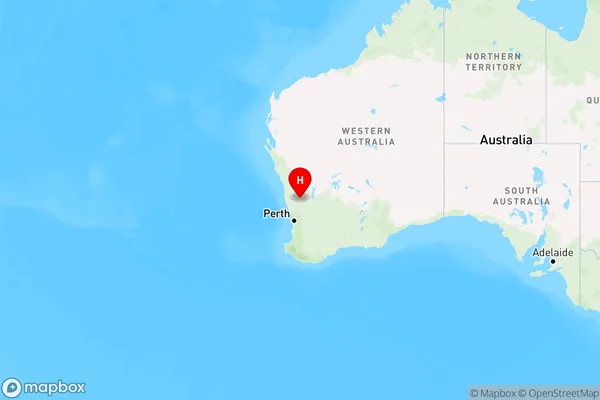 Miling,Western Australia Region Map