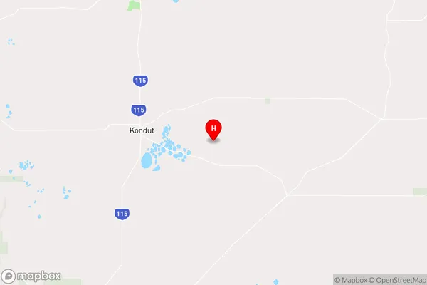 Kondut,Western Australia Area Map