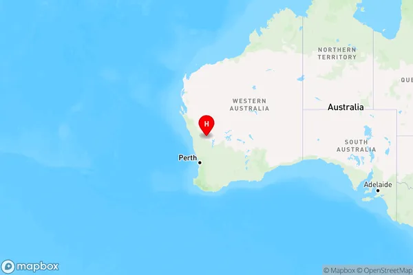 Rothsay,Western Australia Region Map