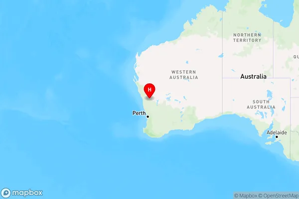 Bowgada,Western Australia Region Map