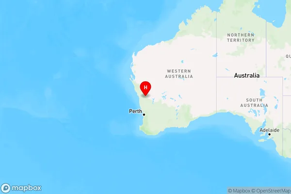 Bunjil,Western Australia Region Map