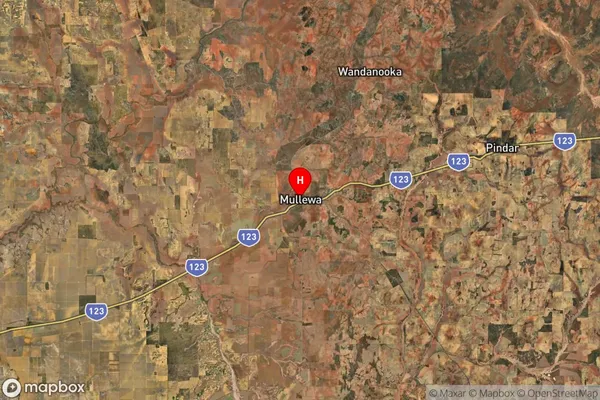 Mullewa,Western Australia Satellite Map