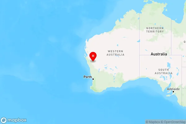 Woolgorong,Western Australia Region Map