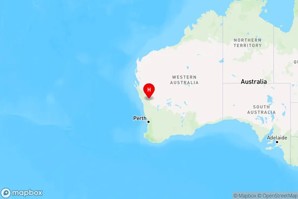 Pindar,Western Australia Region Map