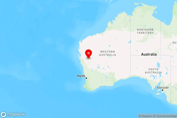 South Murchison,Western Australia Region Map