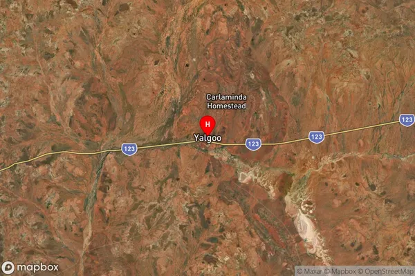 Yalgoo,Western Australia Satellite Map