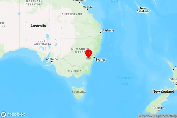 Thalaba,New South Wales Region Map