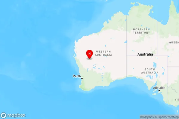 Reedy,Western Australia Region Map