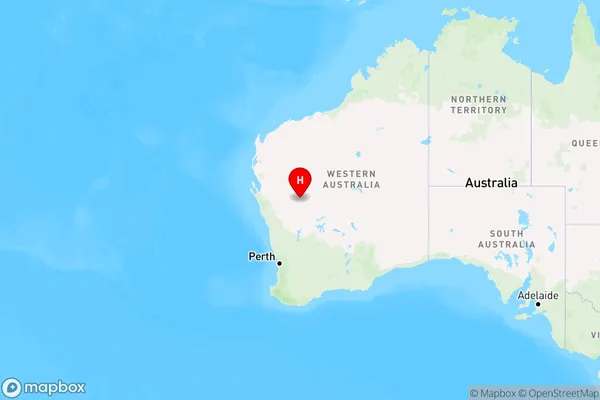 Weld Range,Western Australia Region Map