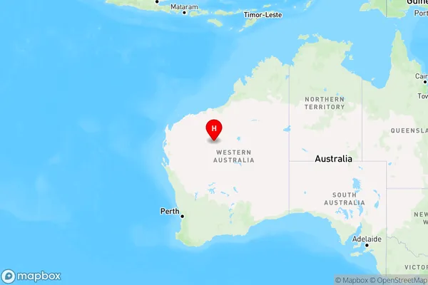 Capricorn,Western Australia Region Map