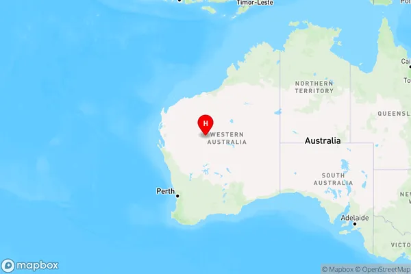 Kumarina,Western Australia Region Map