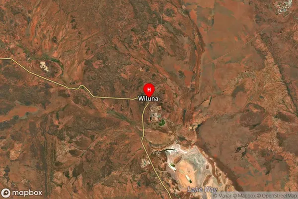 Wiluna,Western Australia Satellite Map