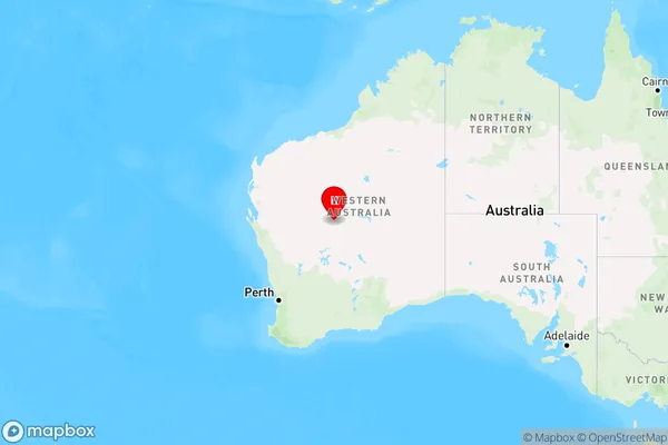 Wiluna,Western Australia Region Map