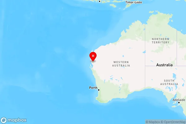 Inggarda,Western Australia Region Map