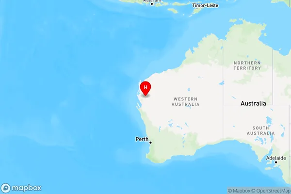 Kennedy Range,Western Australia Region Map