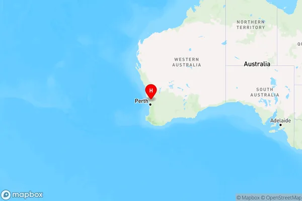 Moondah,Western Australia Region Map