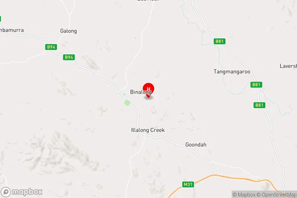 Binalong,New South Wales Area Map