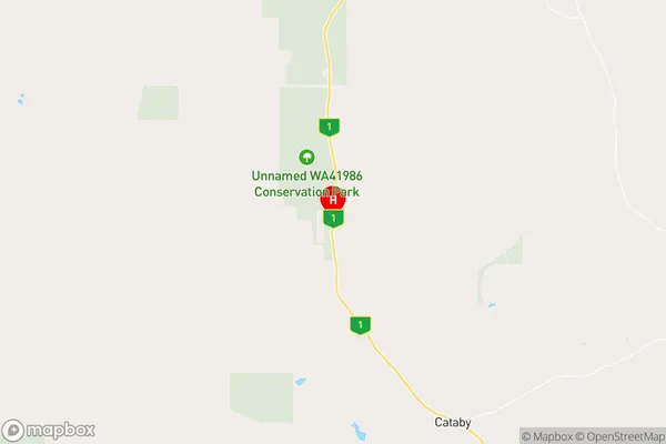 Cooljarloo,Western Australia Area Map