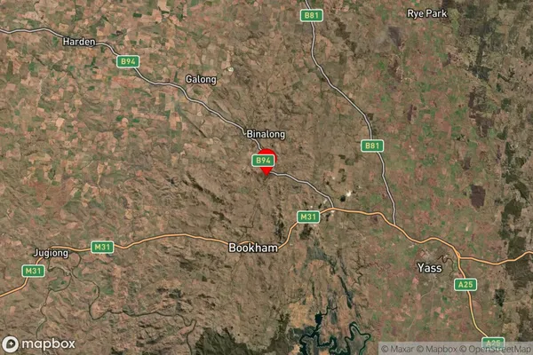 Illalong Creek,New South Wales Satellite Map