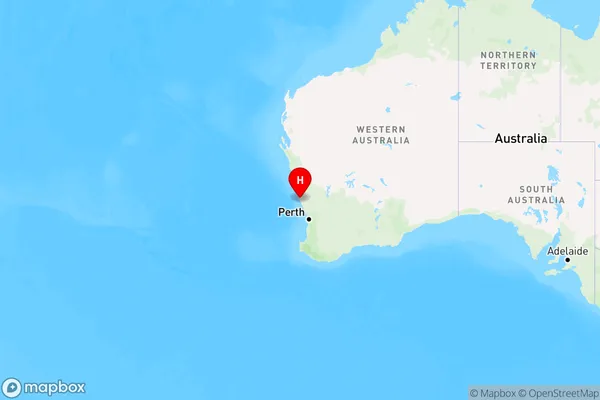 Cervantes,Western Australia Region Map