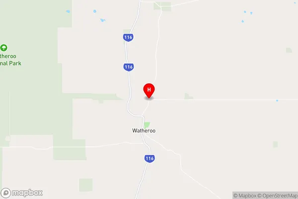 Watheroo,Western Australia Area Map