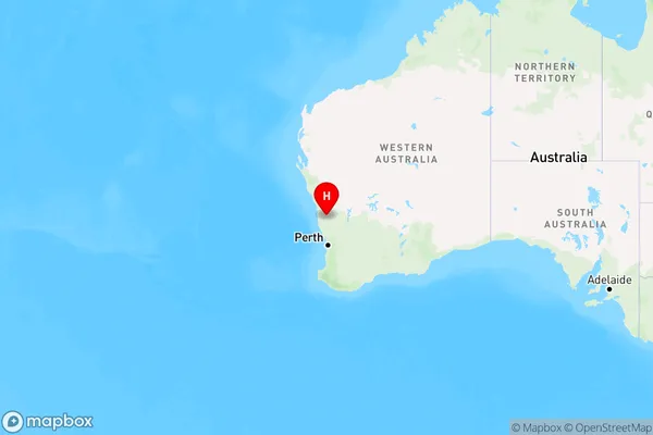 Eganu,Western Australia Region Map