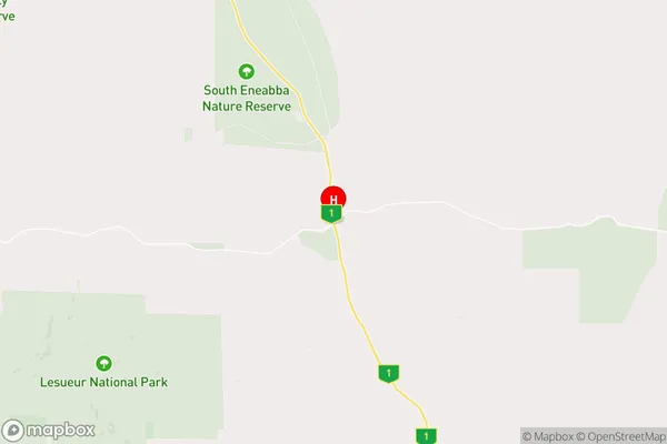 Warradarge,Western Australia Area Map