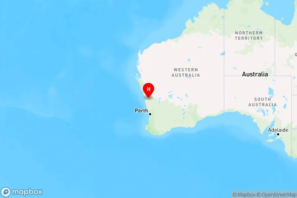 Kadathinni,Western Australia Region Map