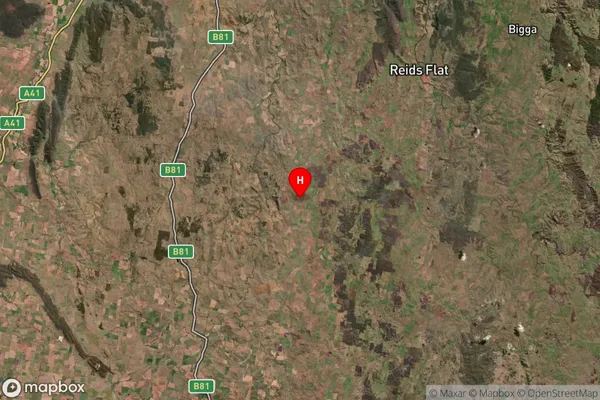 Frogmore,New South Wales Satellite Map