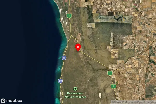 Arrowsmith,Western Australia Satellite Map