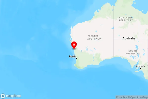 Port Denison,Western Australia Region Map