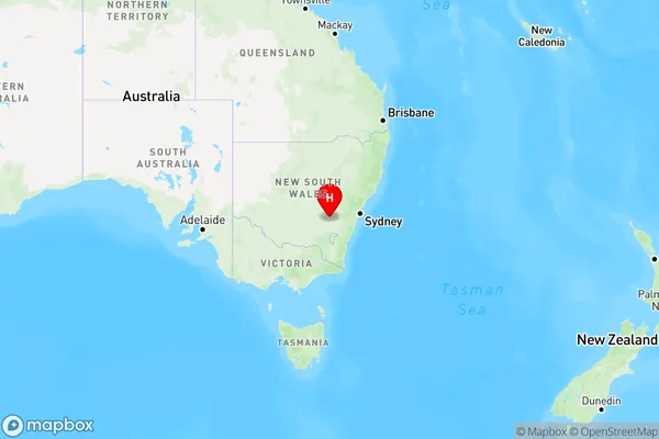 Kenyu,New South Wales Region Map