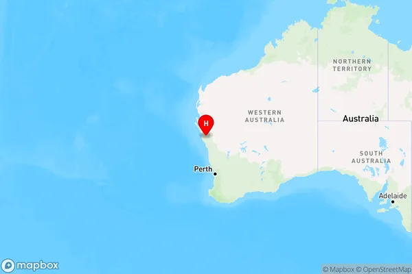 Ajana,Western Australia Region Map