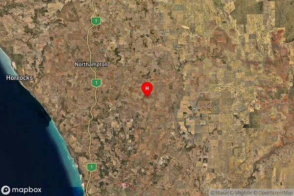 Dindiloa,Western Australia Satellite Map