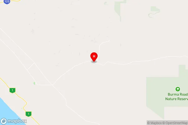 Ellendale,Western Australia Area Map