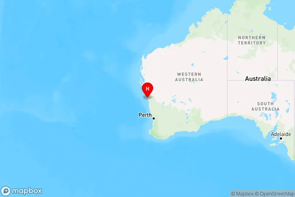 Georgina,Western Australia Region Map