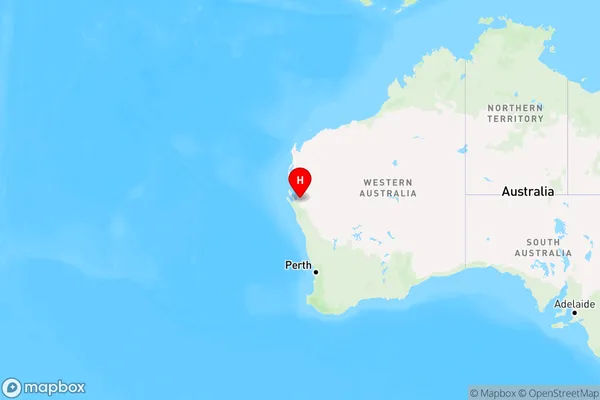 Hamelin Pool,Western Australia Region Map