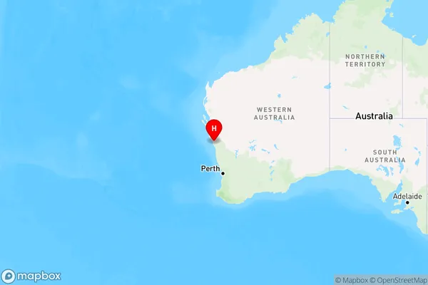 Narra Tarra,Western Australia Region Map