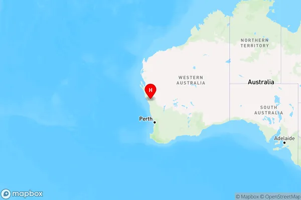 North Eradu,Western Australia Region Map