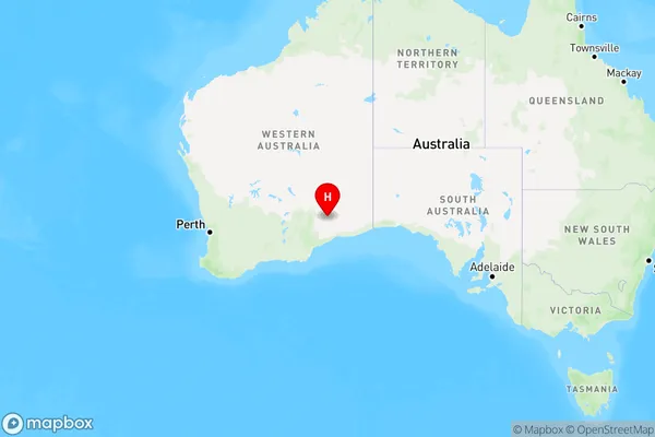 Rawlinna,Western Australia Region Map