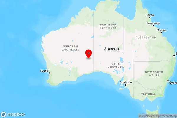 Beadell,Western Australia Region Map