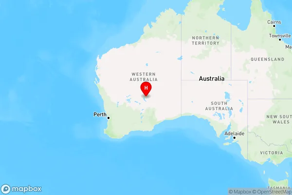 Burtville,Western Australia Region Map