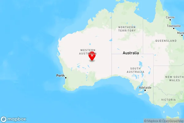 Cosmo Newbery,Western Australia Region Map