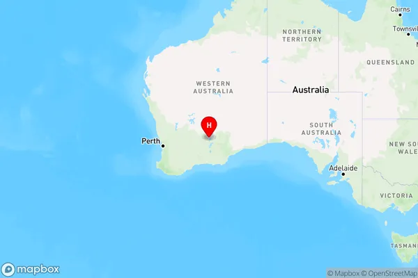 Kambalda,Western Australia Region Map