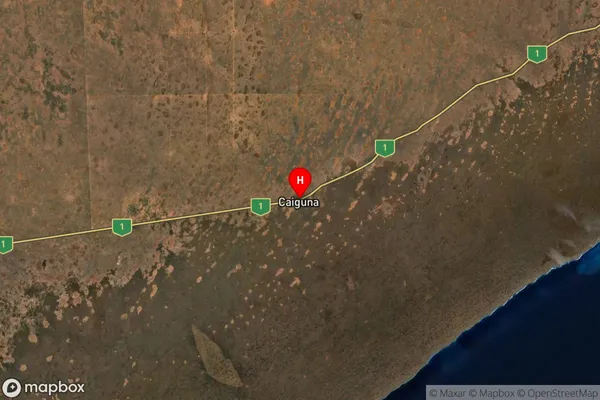 Caiguna,Western Australia Satellite Map