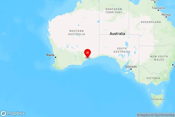 Caiguna,Western Australia Region Map